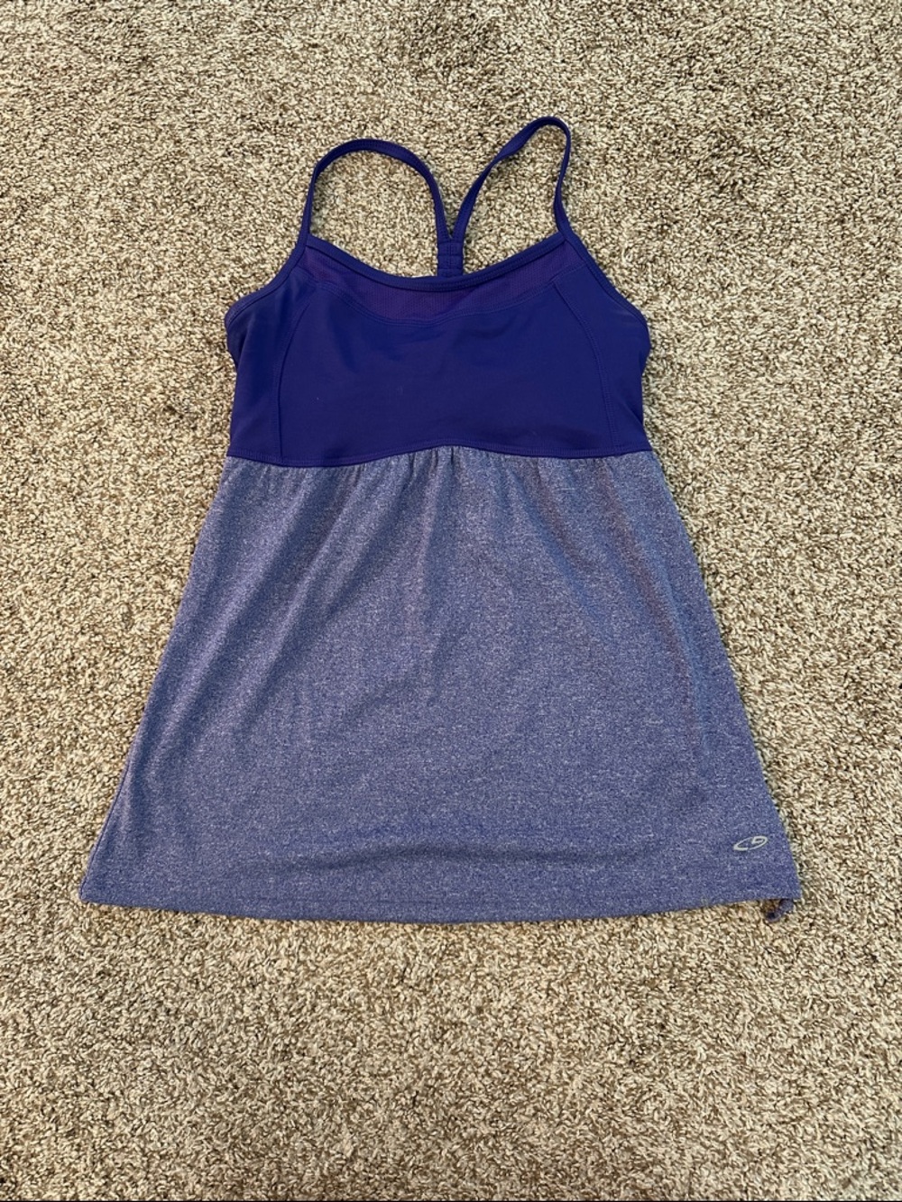 Champion Purple Athletic Tank with a built in Bra